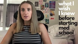 6 THINGS I WISH I KNEW BEFORE STARTING MEDICAL SCHOOL | advice from a first year medical student