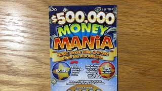 Surprise Win! $500,000 Money Mania - Texas Lottery Scratch Off