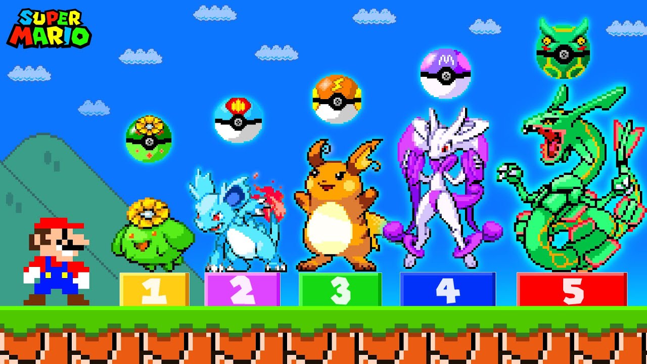 If Shiny Pokemons LOOK EXCATLY LIKE Pokeballs in Super Mario Bros ?