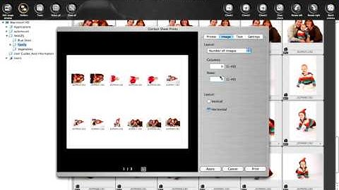 Canon Digital Photo Professional Tutorial - Printing contact sheets (17/19)