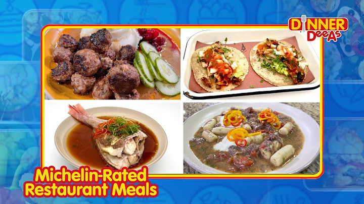 Michelin-Rated Restaurant Meals | Dinner DeeAs