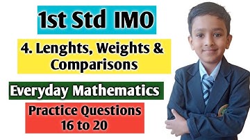 Class 1st IMO | Chapter 5 : Time |Everyday Mathematics | Questions : 16 to 20 @Rushistudyworld