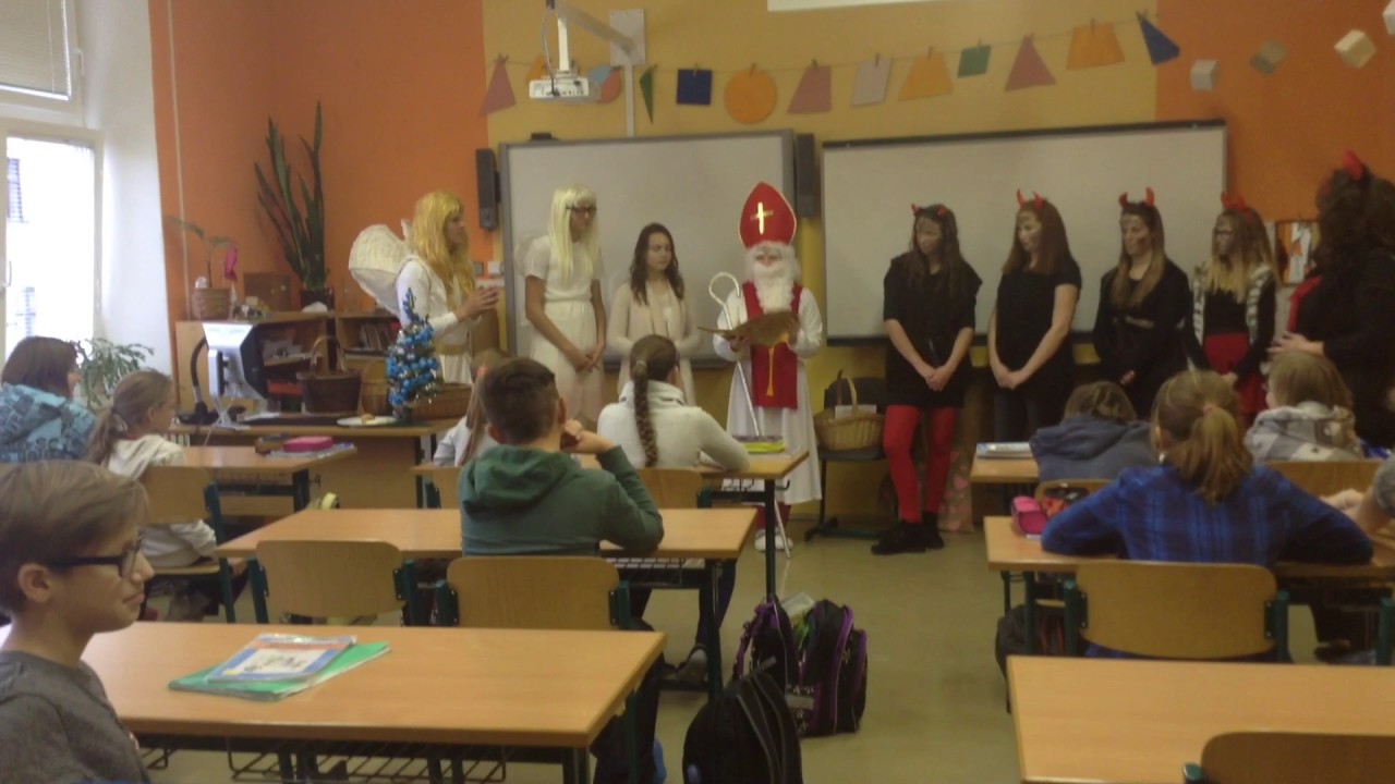 Mikuláš na 2. stupni ZŠ Miroslav