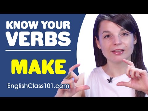 MAKE - Basic Verbs - Learn English Grammar