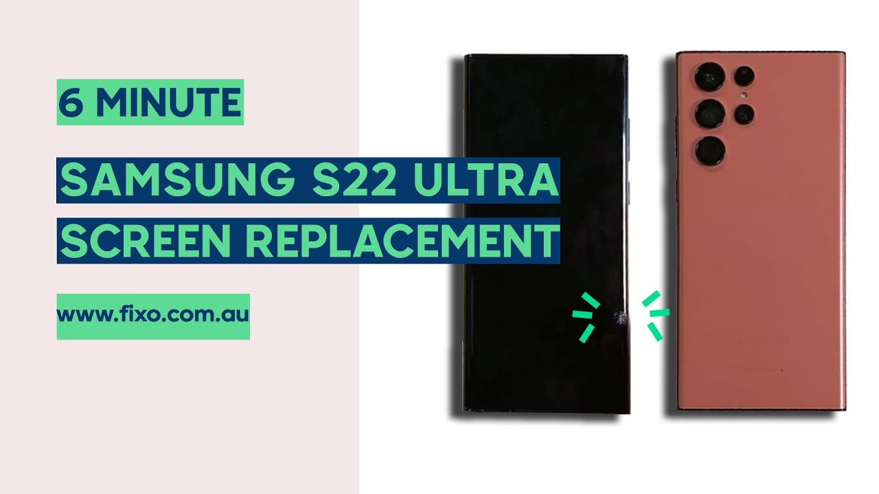 How to: Replace a Cracked Samsung Galaxy S22 Ultra Screen