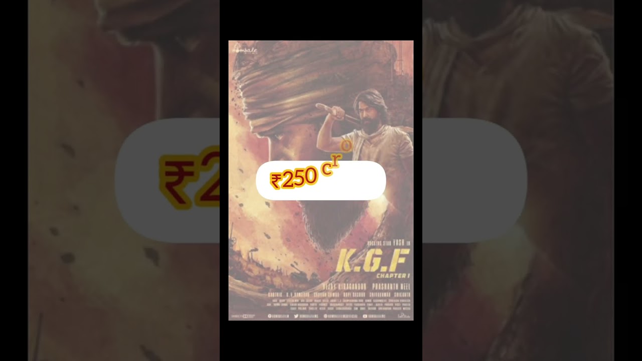What is the total WW collection of KGF CHAPTER 1 movie? 