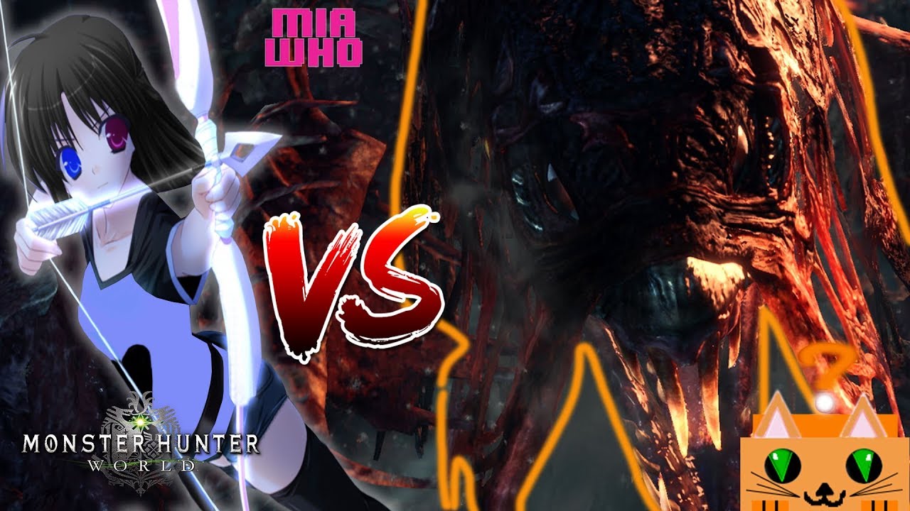 Kjaar Bow "King" vs AT Vaal Hazak - Monster Hunter World/Build