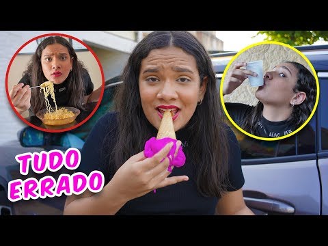 24 HORAS COMENDO DE MANEIRA ERRADA! – JULIANA BALTAR