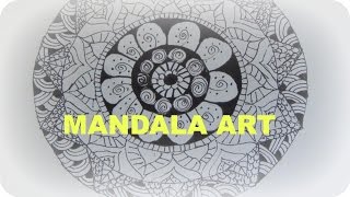 mandala beginners easy draw simple diy tutorial