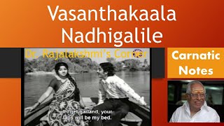 Vasanthakala Nadhigalile | MSViswanathan | Carnatic Notes | Veena Tutorial | Swarams | DrRajalakshmi