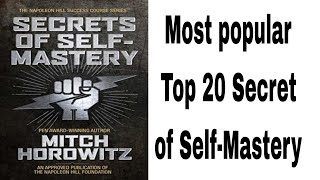 20 Secrets Of Self Mastery - The Bookflash The Flashbookself-Mastery