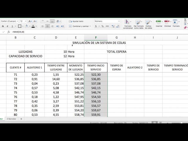 Simulación Teoría de Colas en Excel - YouTube