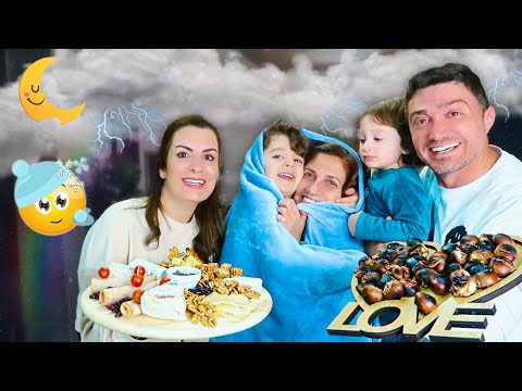 روتين سوبرفاميلي المسائي في الشتاء