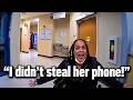Woman in Wheelchair Caught Stealing Nurse's iPhone in Hospital Lobby!