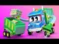 CLEANING FARM with GARBAGE TRUCK and TRACTOR | Super Truck | Car City World App