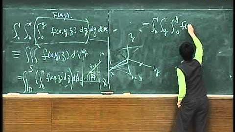 Lec44 微積分(二) 第十五章 Multiple Integrals (8/11)