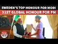 Sweden Confers Highest Honour On PM Modi | Tagore Legacy Celebrated In Gothenburg