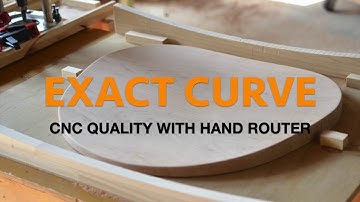 Beautiful curve! Chair seat with a original router jig "CNC Quality"