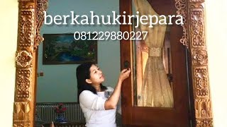 Hanya 2 Jutaan 30 Model Gebyok Ukir Jepara  Terbaru Dengan Kaca