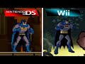 Batman the brave and the bold 2010 nintendo ds vs wii graphics comparison