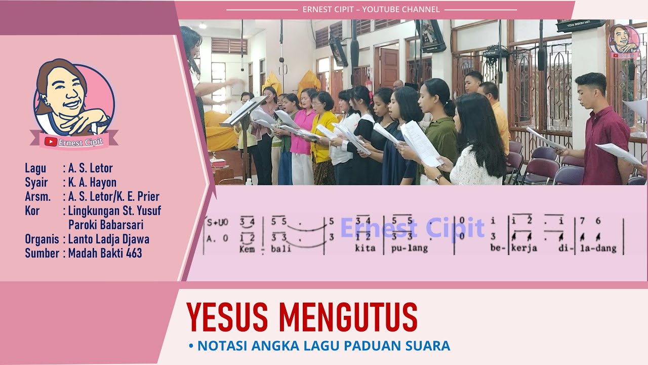 Yesus Mengutus | Lagu Penutup misa | Madah Bakti 463