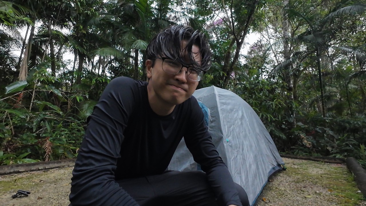 Cachoeira, Caiaque e MUITA CHUVA no acampamento | Parque Das Neblinas | Vlog 18