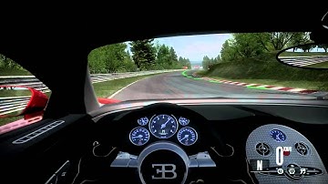 NFS SHIFT BUGATTI VEYRON TOP SPEED 360km on PC