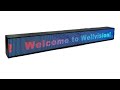 Wellvision LED banner 960x96mm