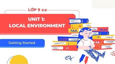 Soạn anh văn lớp 9 unit 1 getting started năm 2024