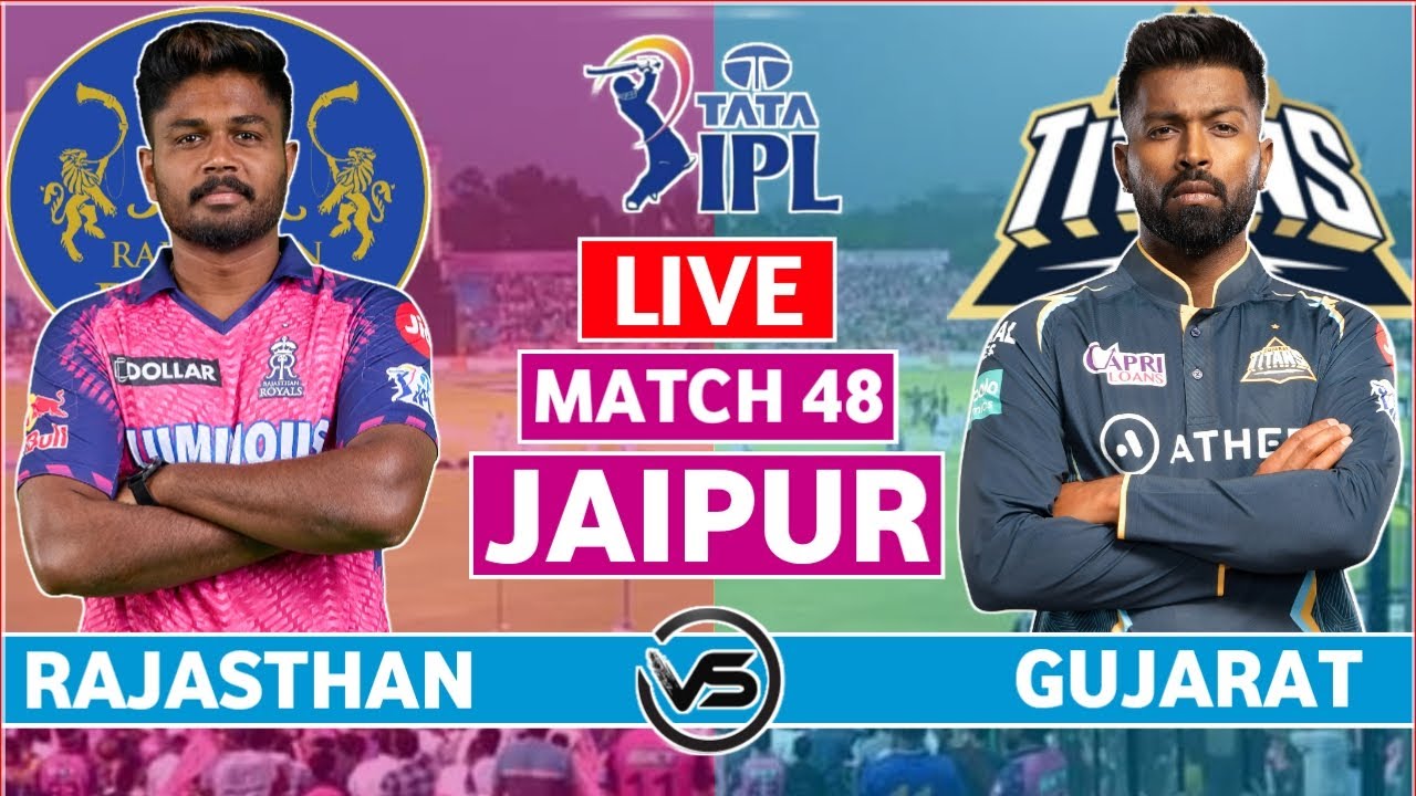 IPL 2023 Live RR vs GT Live Scores & Commentary Rajasthan Royals vs