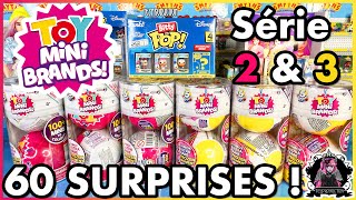 OUVERTURE 60 SURPRISES TOY MINI BRANDS SÉRIE 2 & 3 ! ​ @ZuruToys ​