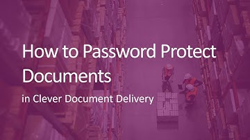 Password Protecting Documents