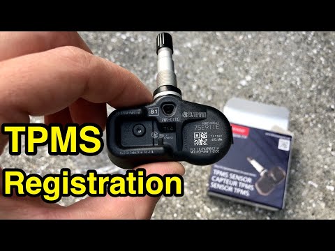 How to replace & register TMPS tire pressure monitoring system sensors on Toyota, Lexus, Scion cars