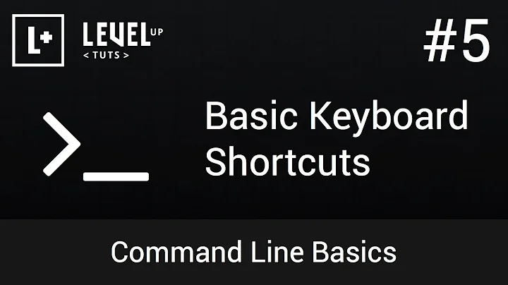 Command Line Basics #5 - Basic Keyboard Shortcuts