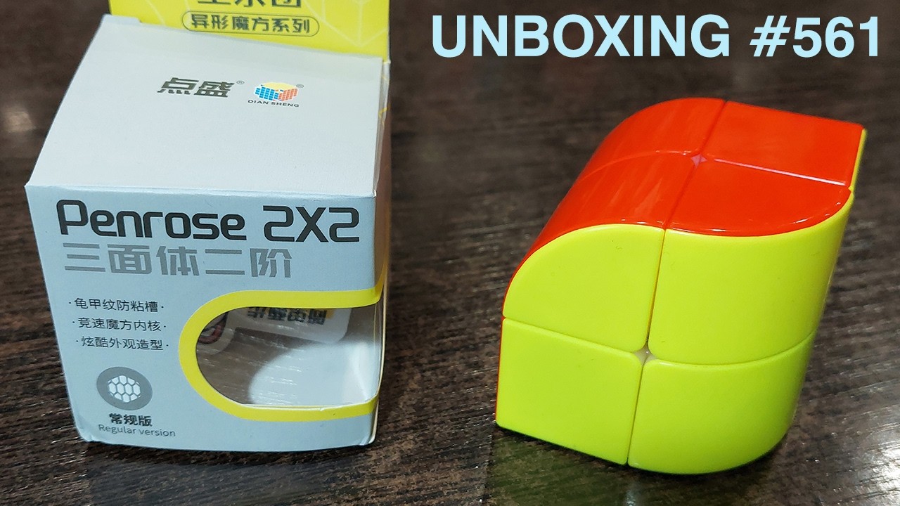 Unboxing №561 Пенроуз Куб 2х2 | Diansheng Penrose Cube 2x2