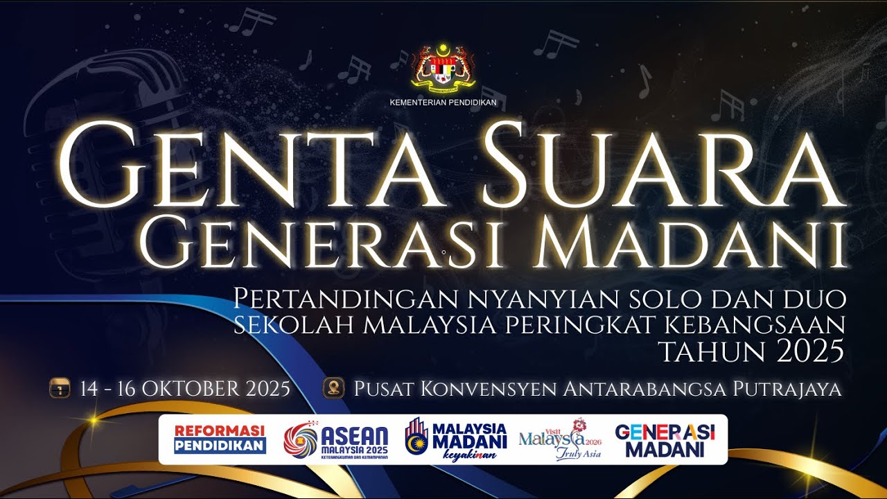 Genta Suara Generasi Madani | Pertandingan Nyanyian Solo & Duo Sekolah Malaysia Peringkat Kebangsaan
