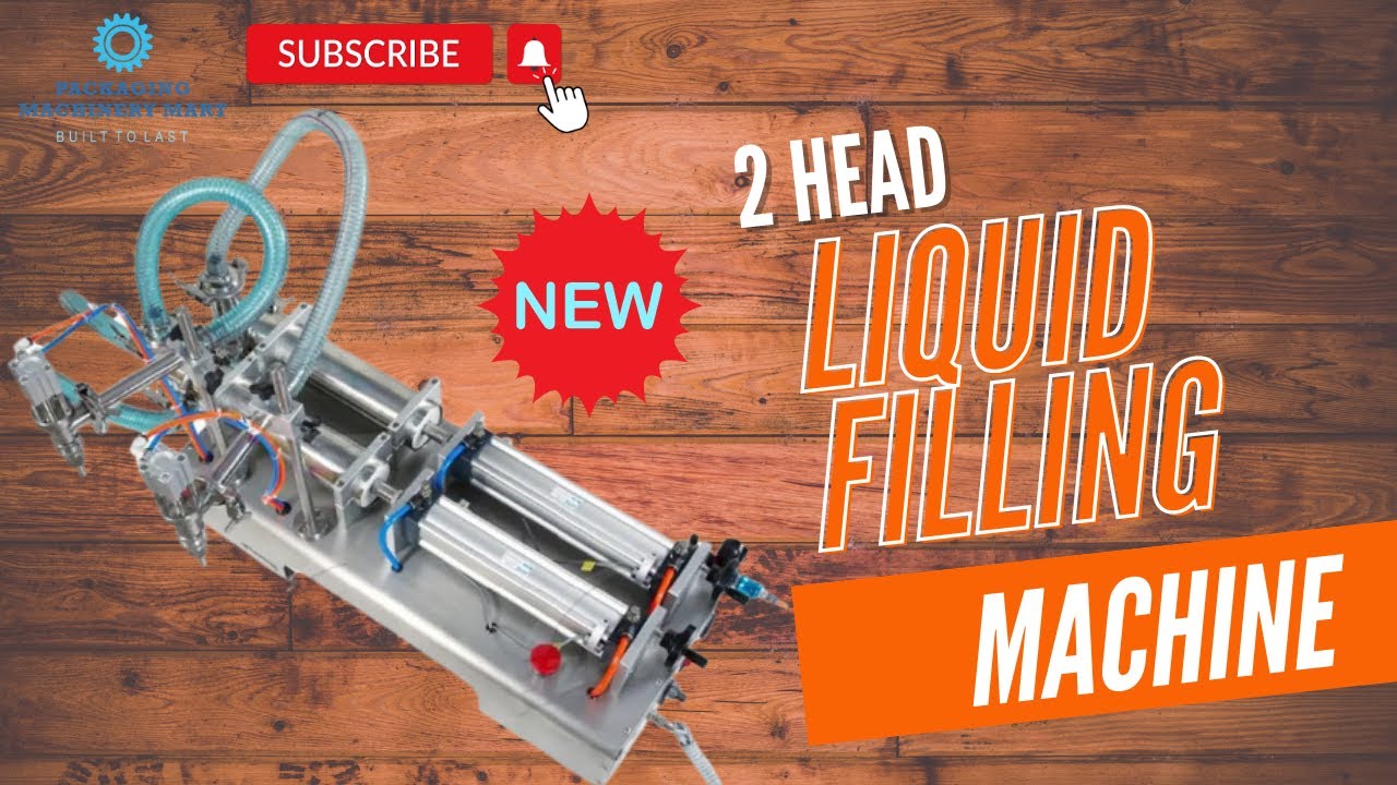 TWO HEAD PNEUMATIC JUICE FILLING MACHINE