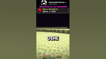 ALGO DE ESTRANHO ACONTECEU NO THE END DO MINECRAFT! #Shorts #Minecraft