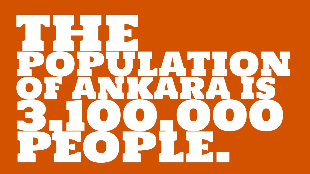 What is the population density of Ankara? YouTube