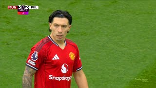 Lisandro Martinez Vs Fulham The Butcher No Mercy