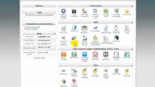 Instructions for accessing cPanel from the Brain Host Web Builder.