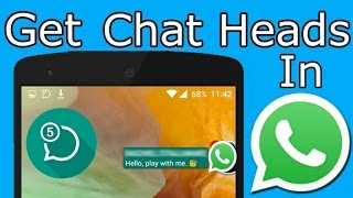 Chat whatsapp like facebook massenger اجعل رسالة الواتس اب تصلك مثل ماسنجر فيس بوك