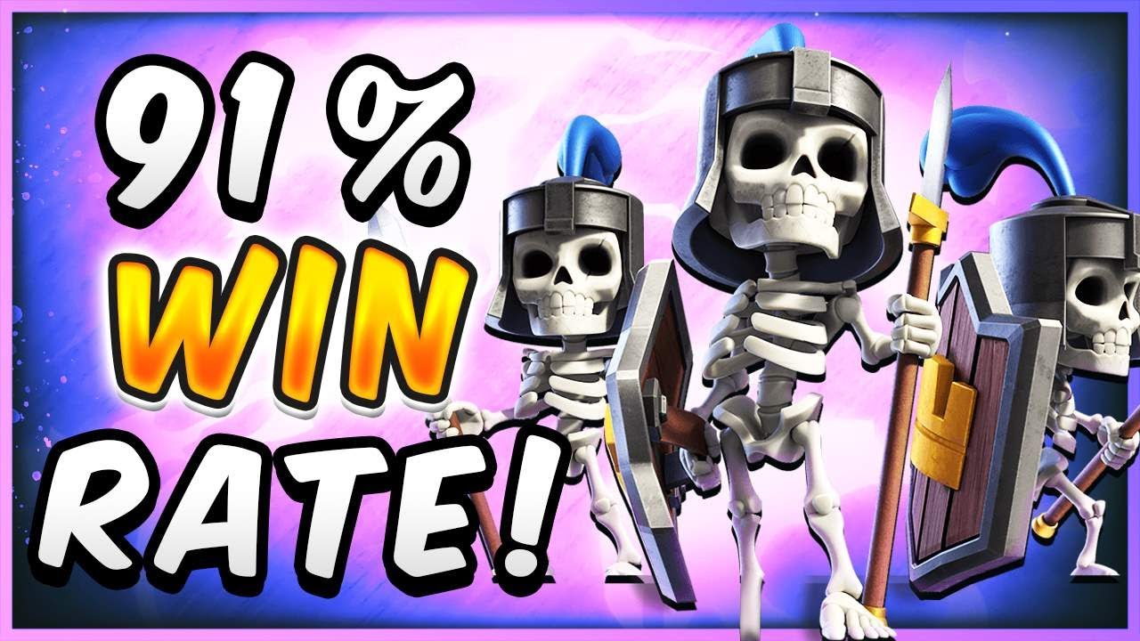 91% WIN RATE! BEST CLASH ROYALE DECK WITHOUT CHAMPIONS! 