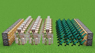 x998 iron Golem and x889 diamond swords combined