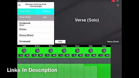 Blessings and Honor (Fred Hammond) Worship Backing Tracks App Preview