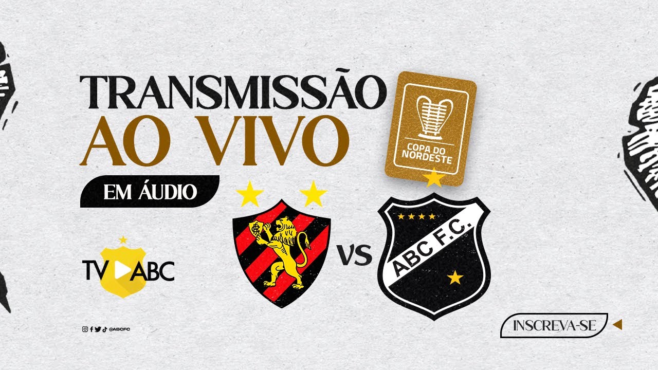⚪[AO VIVO - EM AUDIO]  SPORT-PE X ABC-RN - Copa do Nordeste 2023 - 21/01/2023
