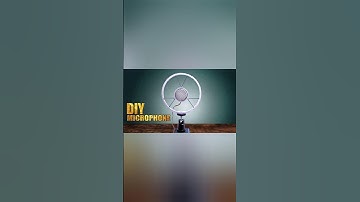 Homemade HQ microphone #tutorial #shorts