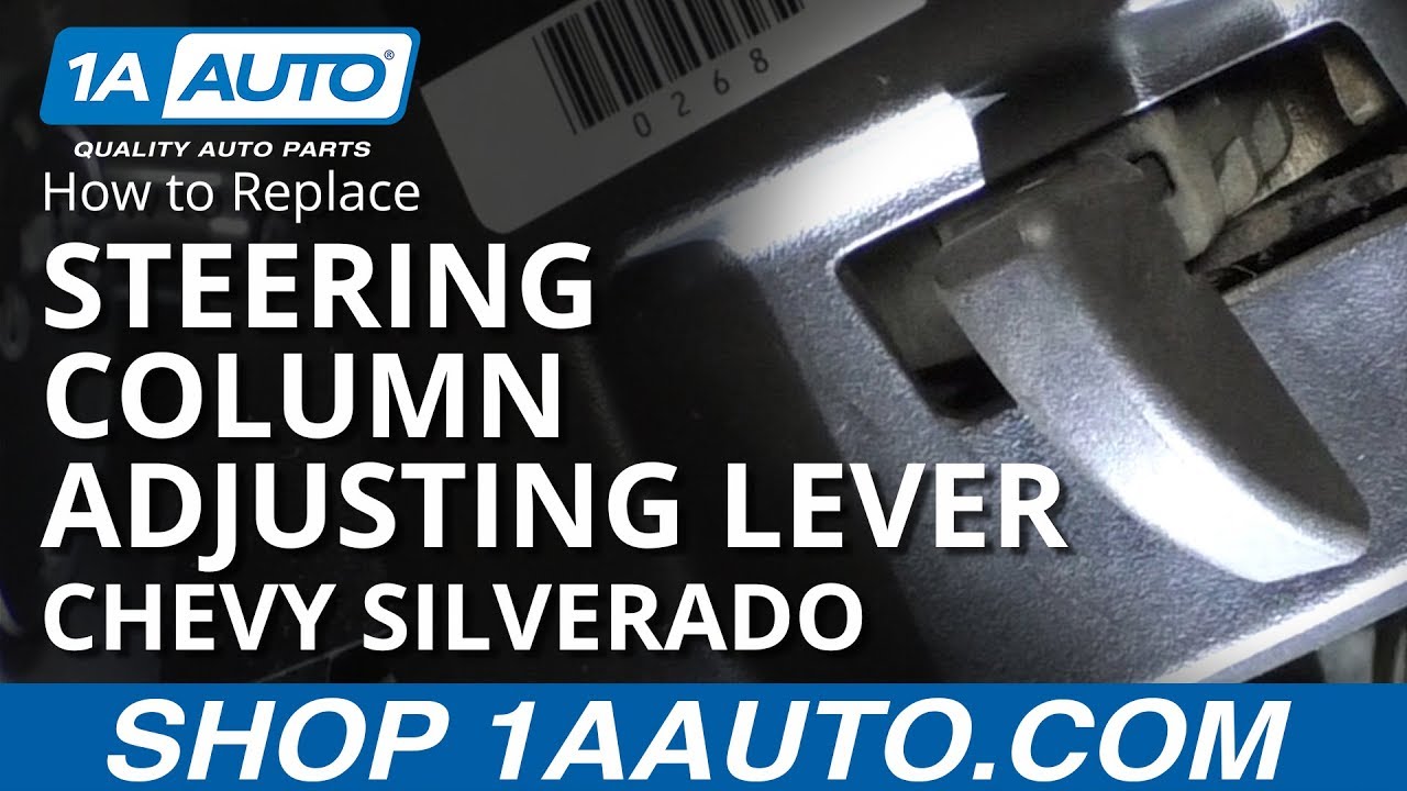 How To Replace Steering Column Adjusting Lever 07-13 Chevy Silverado