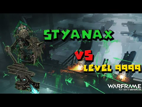 Warframe Styanax Steel Path Build |vs Level 9999 |   - Disruption | MILLIONS OF DAMAGE !!