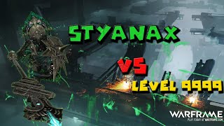 Warframe Styanax Steel Path Build |vs Level 9999 |   - Disruption | MILLIONS OF DAMAGE !!